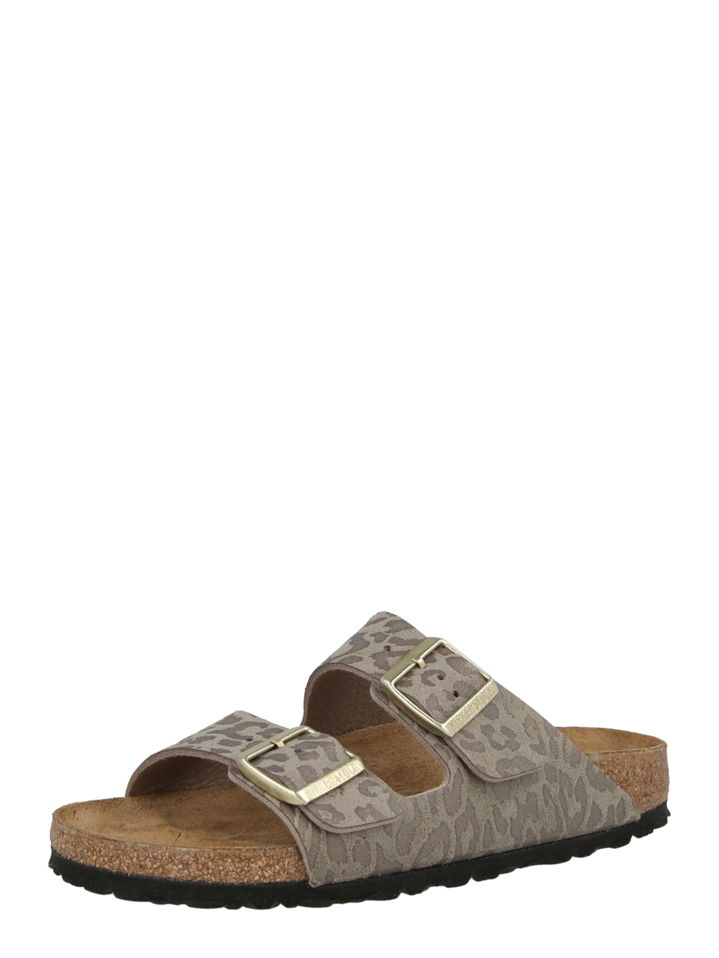 BIRKENSTOCK Pantolette 'Arizona' i grå: framsida