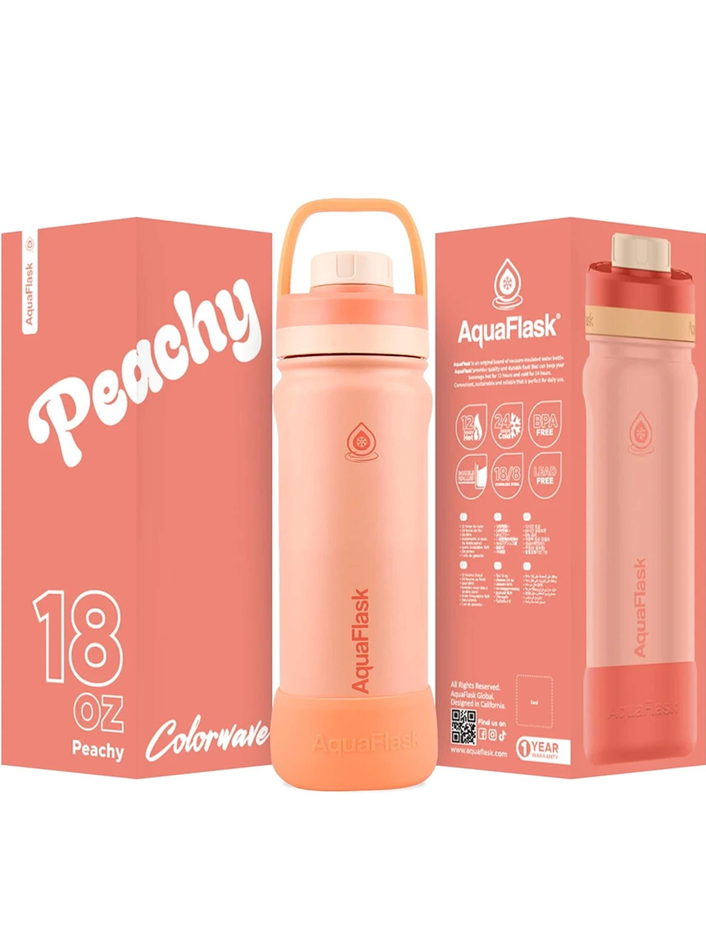 AquaFlask Láhev na vodu 'AquaFlask Termoláhev COLORWAVE 532 ml' – oranžová