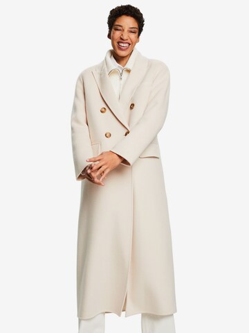 Manteau d’hiver ESPRIT en beige : devant