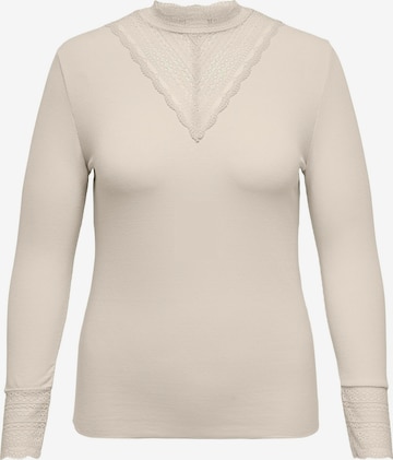 Maglietta 'CARTilde' di ONLY Carmakoma in grigio: frontale