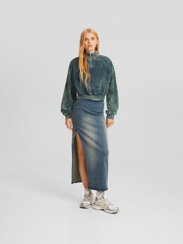 Bershka Sweatshirt in Groen