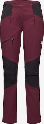 MAMMUT Outdoorhose ‘Taiss’ in Rot: Vorderseite