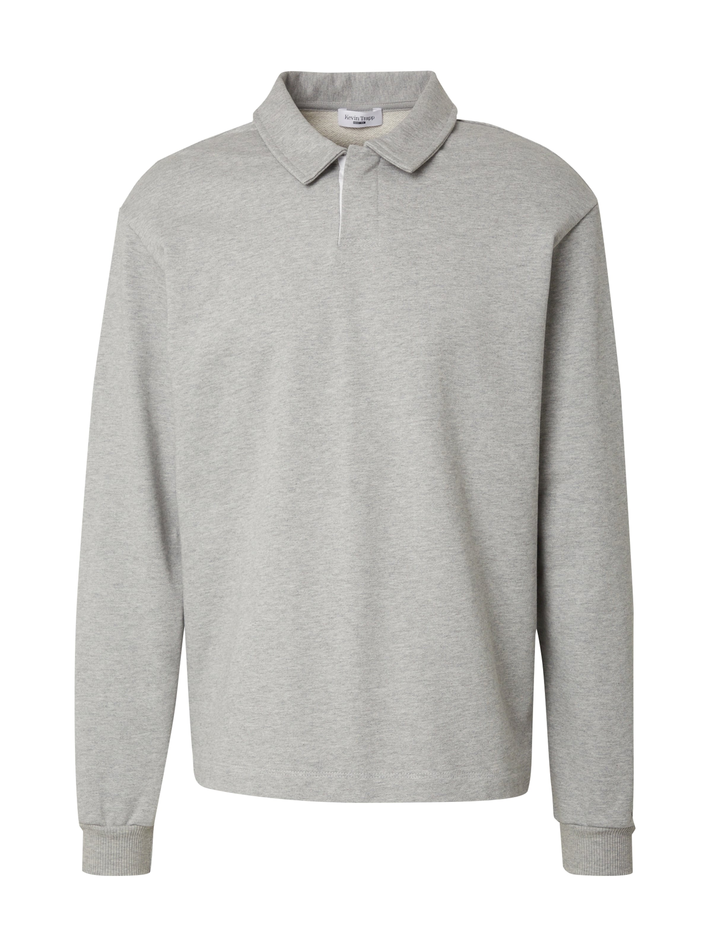 Sweat-shirt 'LUKE' TRAPP en gris : devant