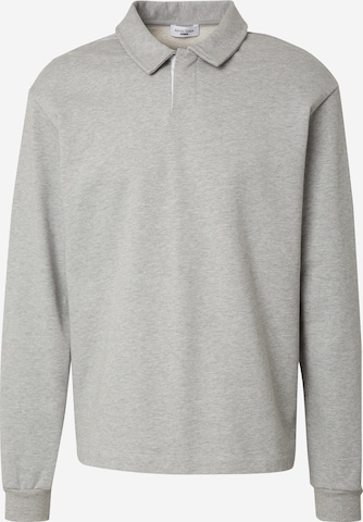 Sweat-shirt 'LUKE' ABOUT YOU x Kevin Trapp en gris : devant