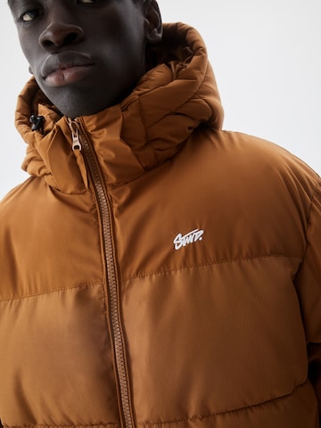 Pull&Bear Winter jacket in Brown