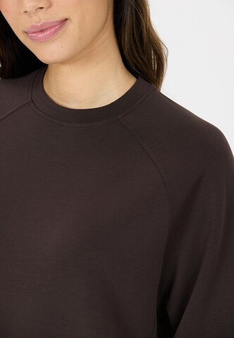 Athlecia Sweatshirt 'Jacey' in Braun