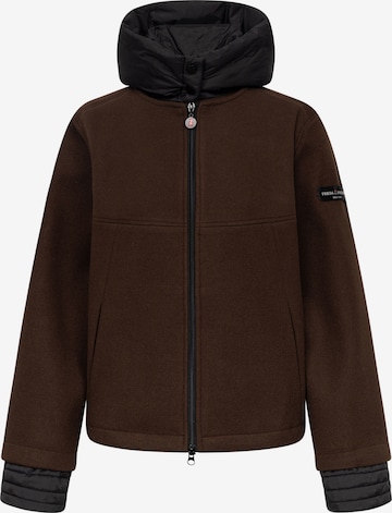 Frieda & Freddies Between-Season Jacket in Brown: front