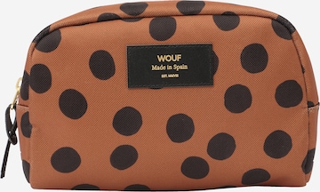 Wouf Toiletry Bag in Brown: front