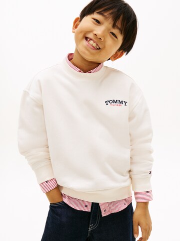 TOMMY HILFIGER Sweatshirt in Weiß: Vorderseite
