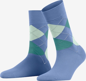 FALKE Socken 'Sensitive Argyle' in Blau: Vorderseite