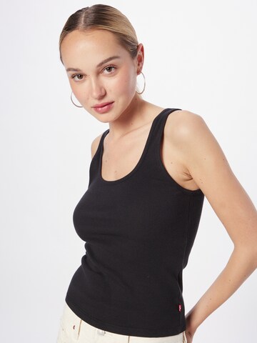 LEVI'S ® Top 'Essential Rib Tank' | črna barva