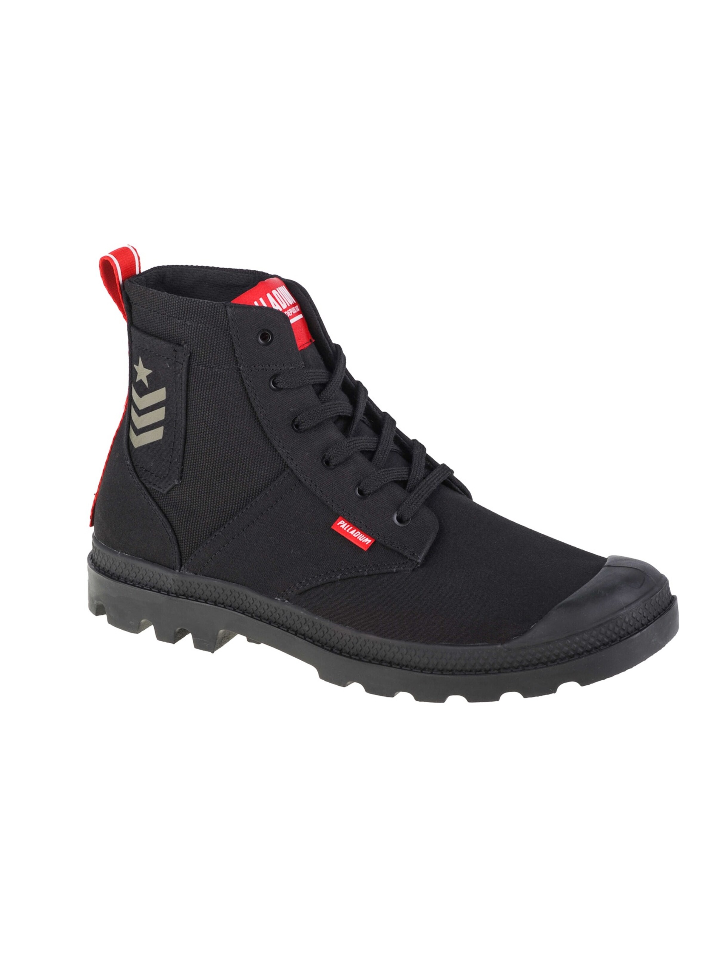 Palladium Sneakers hoog 'Pampa Hi Army' in Zwart