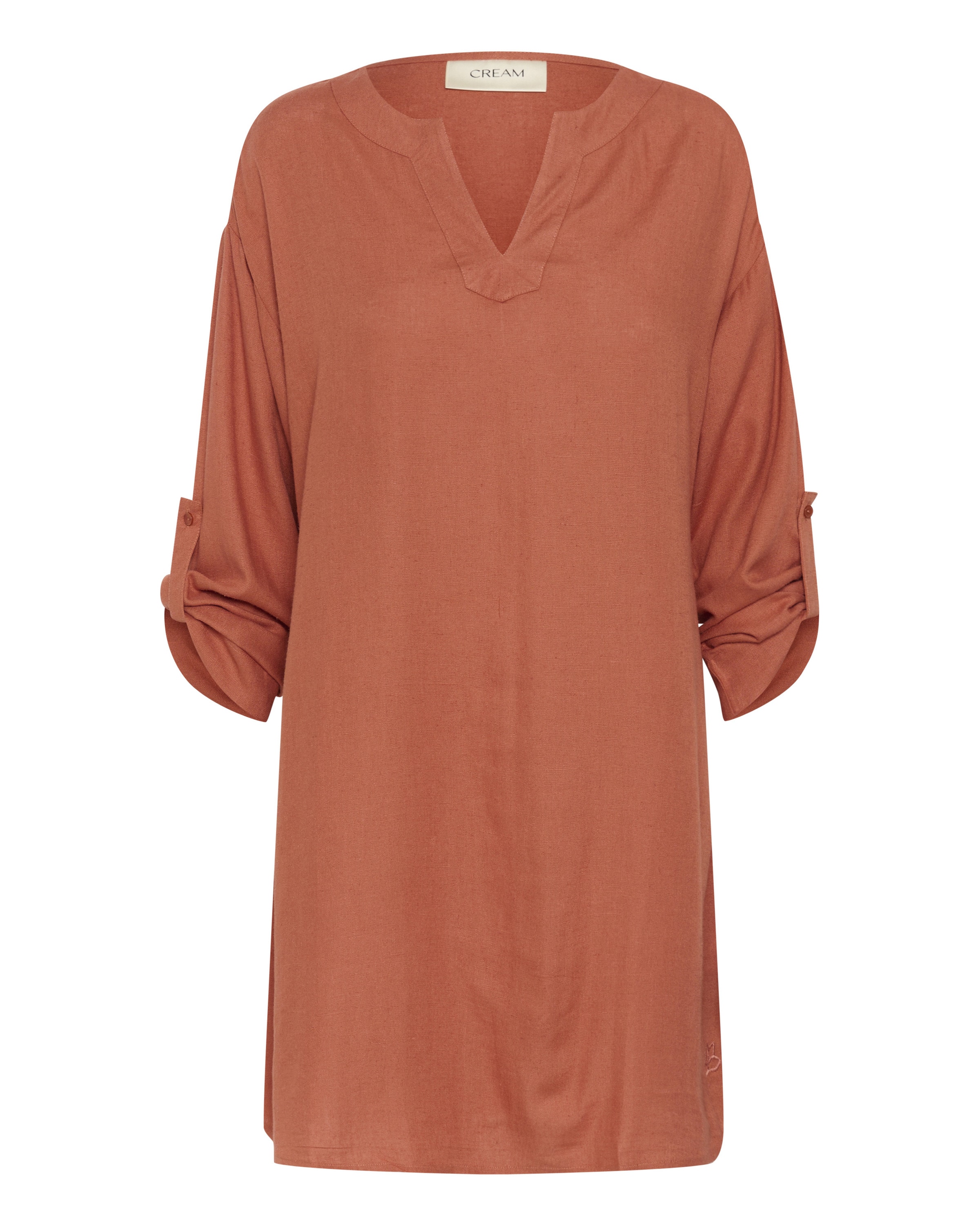 Tunica 'Venta' de la Cream pe portocaliu: față