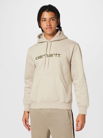 Carhartt WIP - Sweatshirt em bege: frente