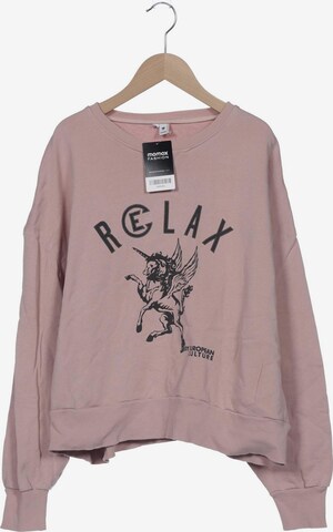 European Culture Sweatshirt & Zip-Up Hoodie in M in Pink: front