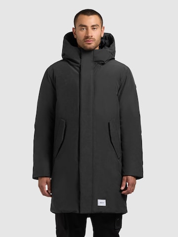 Manteau d’hiver 'Fogg' khujo en gris : devant