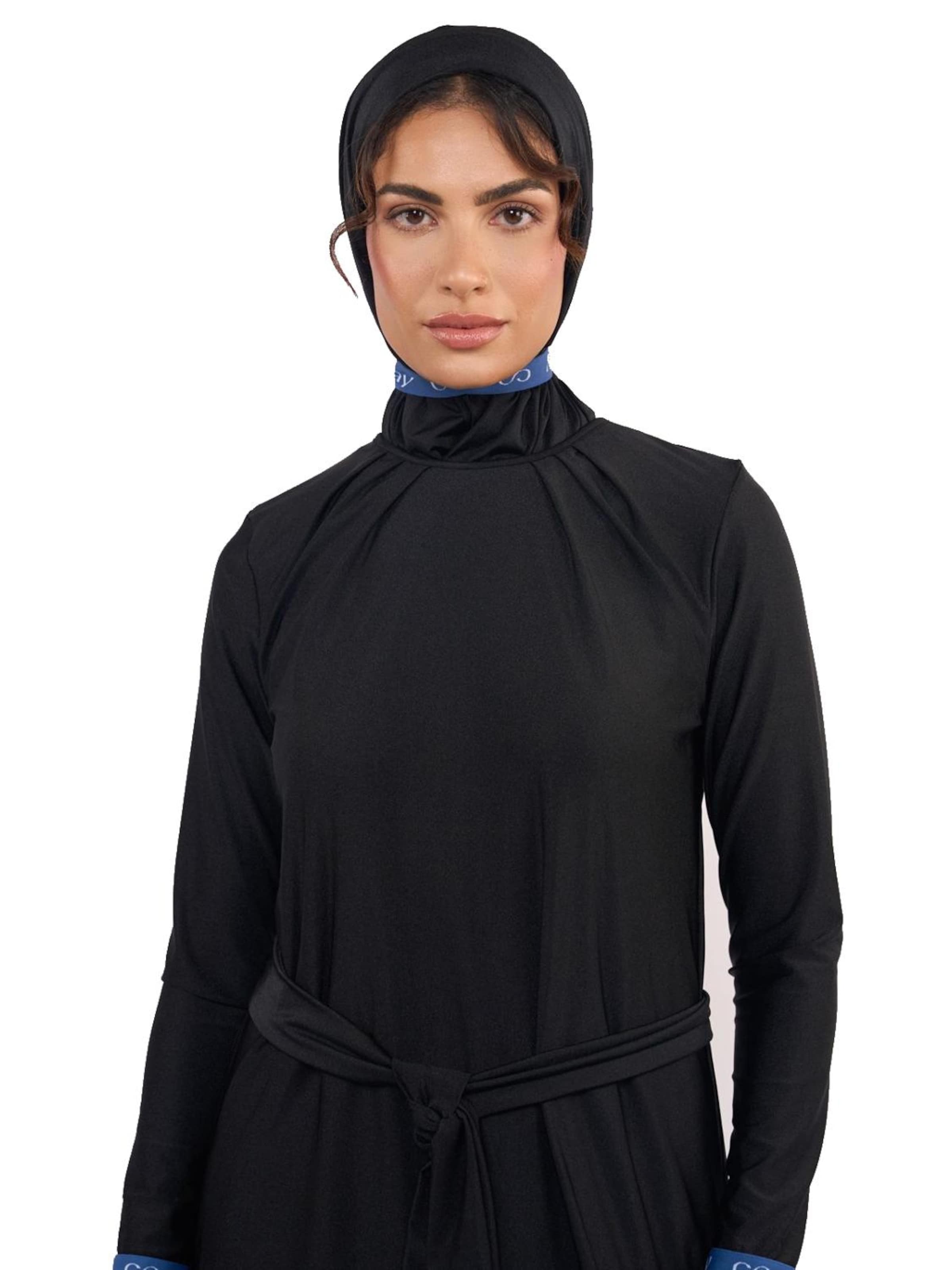 Chay High neck Swimsuit dress 'Chay Nis Elegance Black Burkini - Swimset' in Black