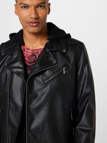 SikSilk - Chaqueta de entretiempo en negro