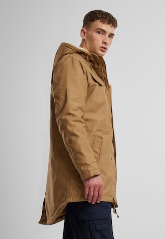 Brandit Between-Seasons Parka 'Marsh Lake' in Beige