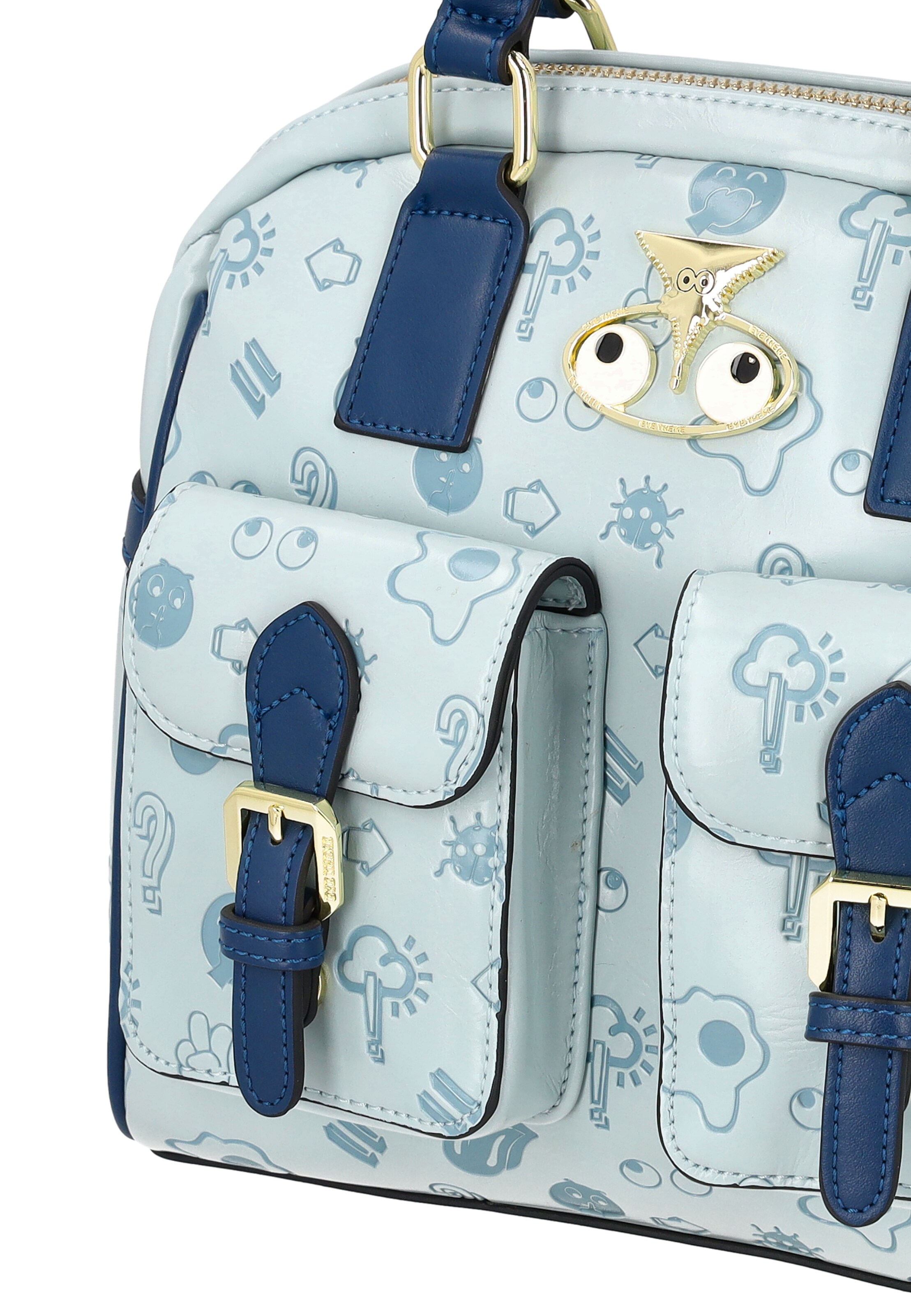 MYMO - Bolso de mano 'POP EYETHEME' en azul