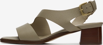 LOTTUSSE Sandals 'Nylo ' in Grey: front