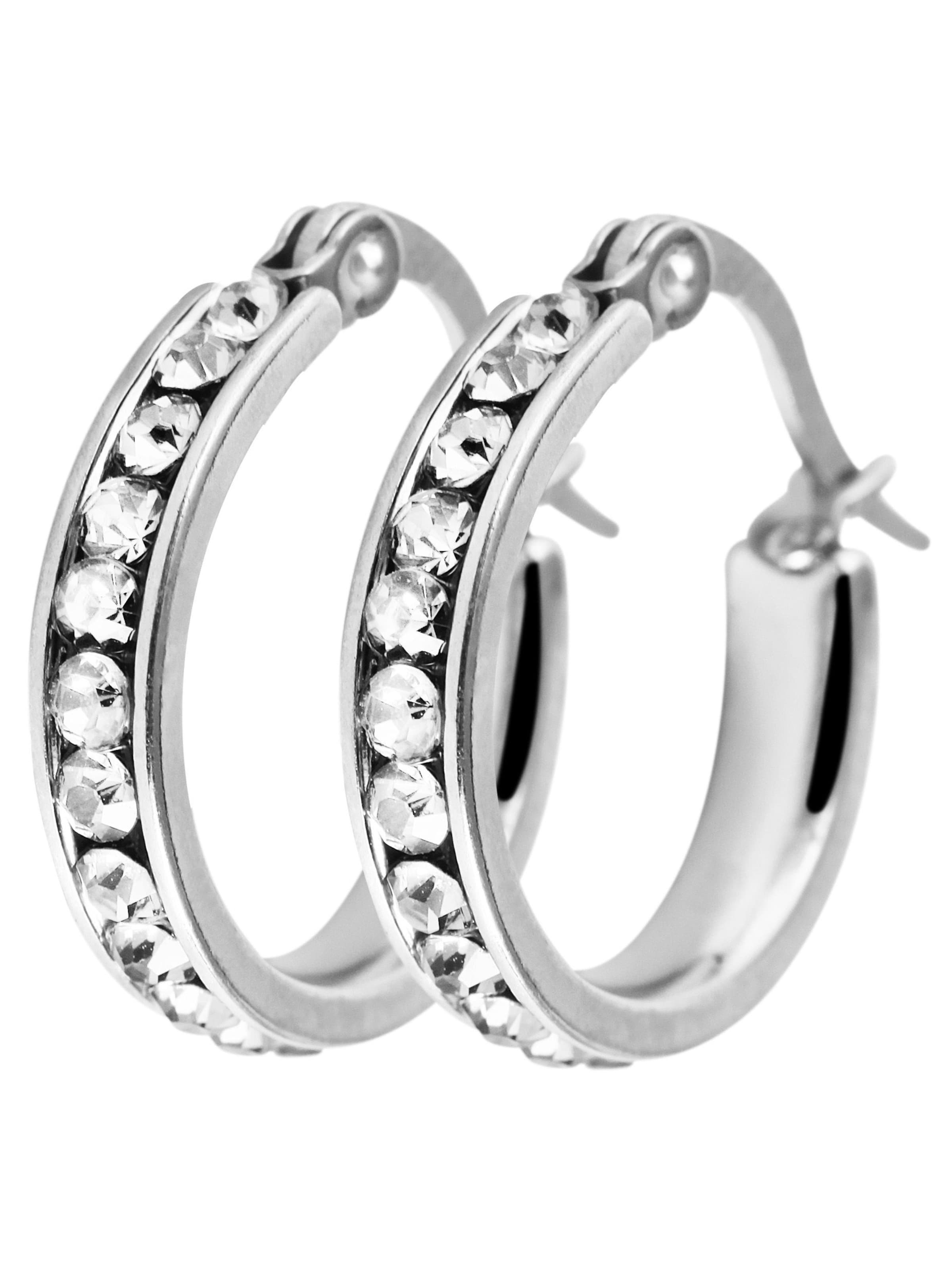 Akzent Earrings 'Cheyenne, silberfarbig, langlebig' in Silver