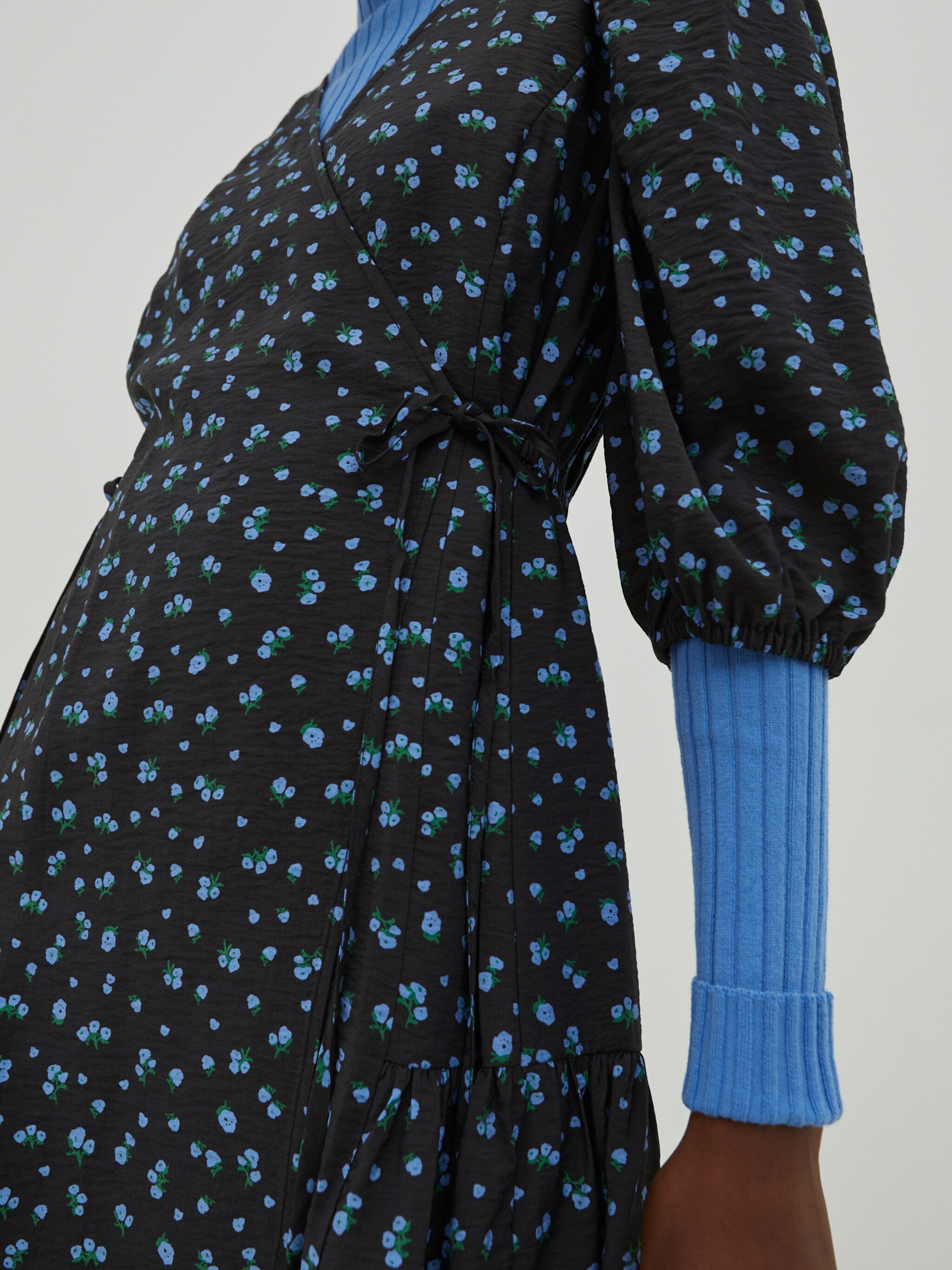 EDITED Producten Jurk 'Gemma' Blauw