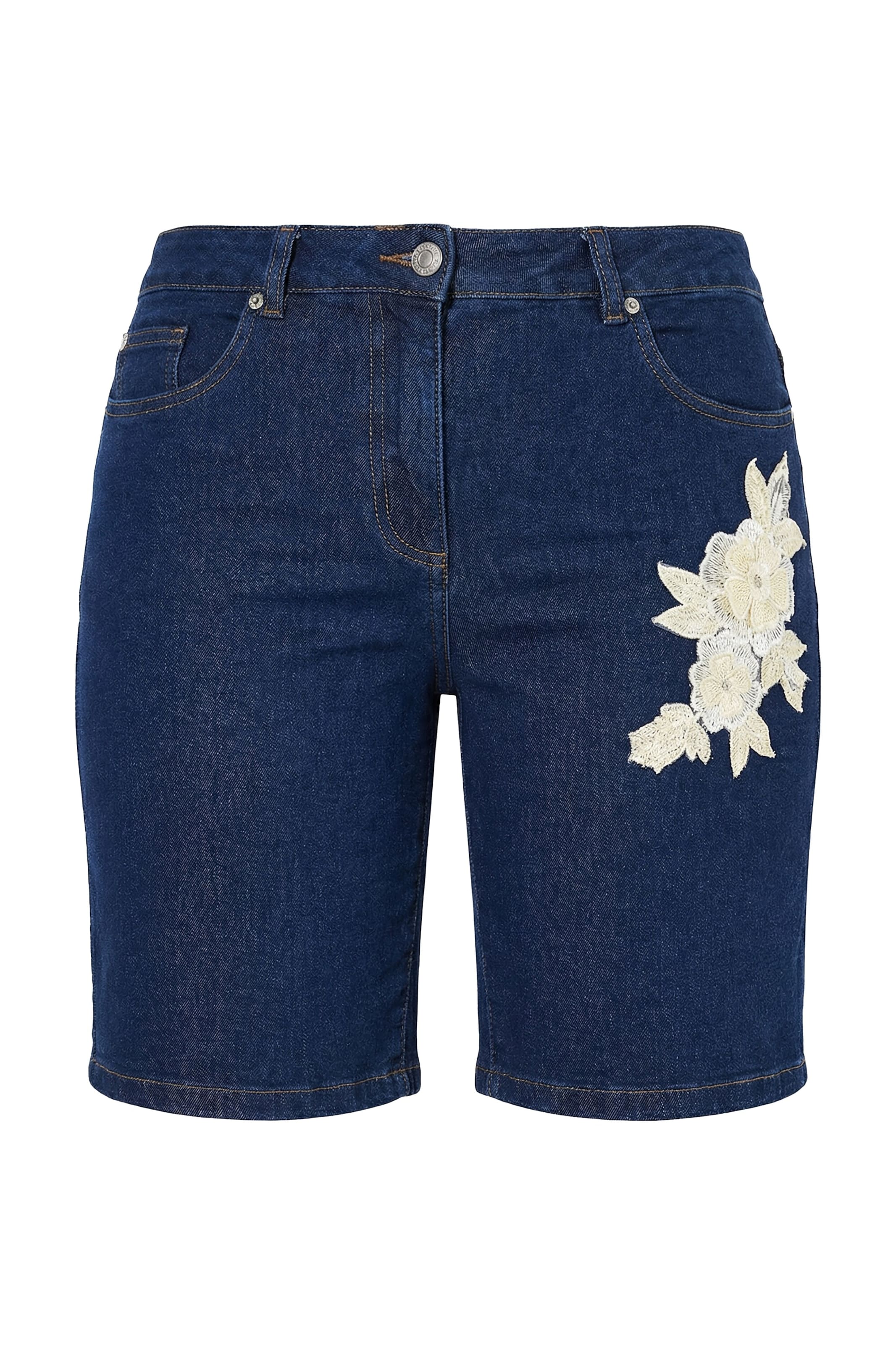 MIAMODA Regular Jeans in Blue: front