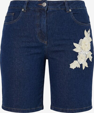 MIAMODA Jeans in 32-33 in blue denim / weiß, Produktansicht
