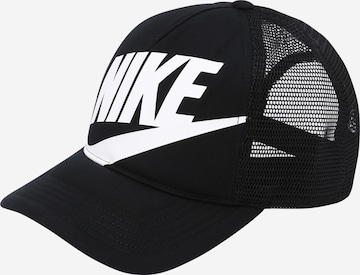 Nike Sportswear Hat in Black: front