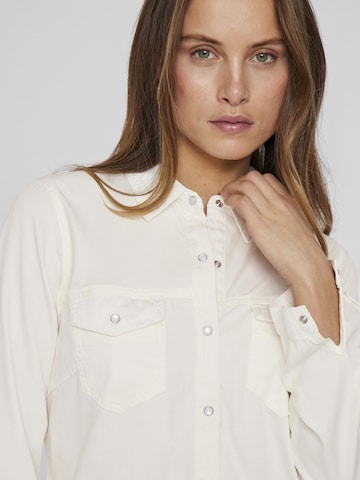 VILA Bluse in Beige