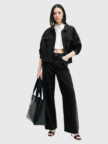 AllSaints Wide Leg Jeans 'BLAKE' in Schwarz