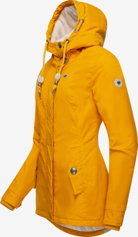 Ragwear Winter jacket 'Monade' in Yellow