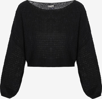 Pull-over DreiMaster Vintage en noir : devant