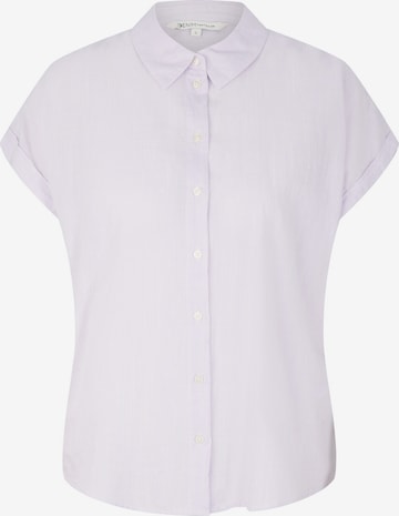 TOM TAILOR DENIM Blouse in Purple: front