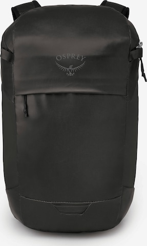 Osprey Sports Backpack 'Transporter Small Zip Top Pack' in Black: front