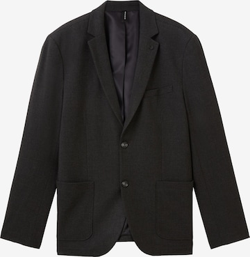 Coupe regular Veste de costume TOM TAILOR en noir : devant