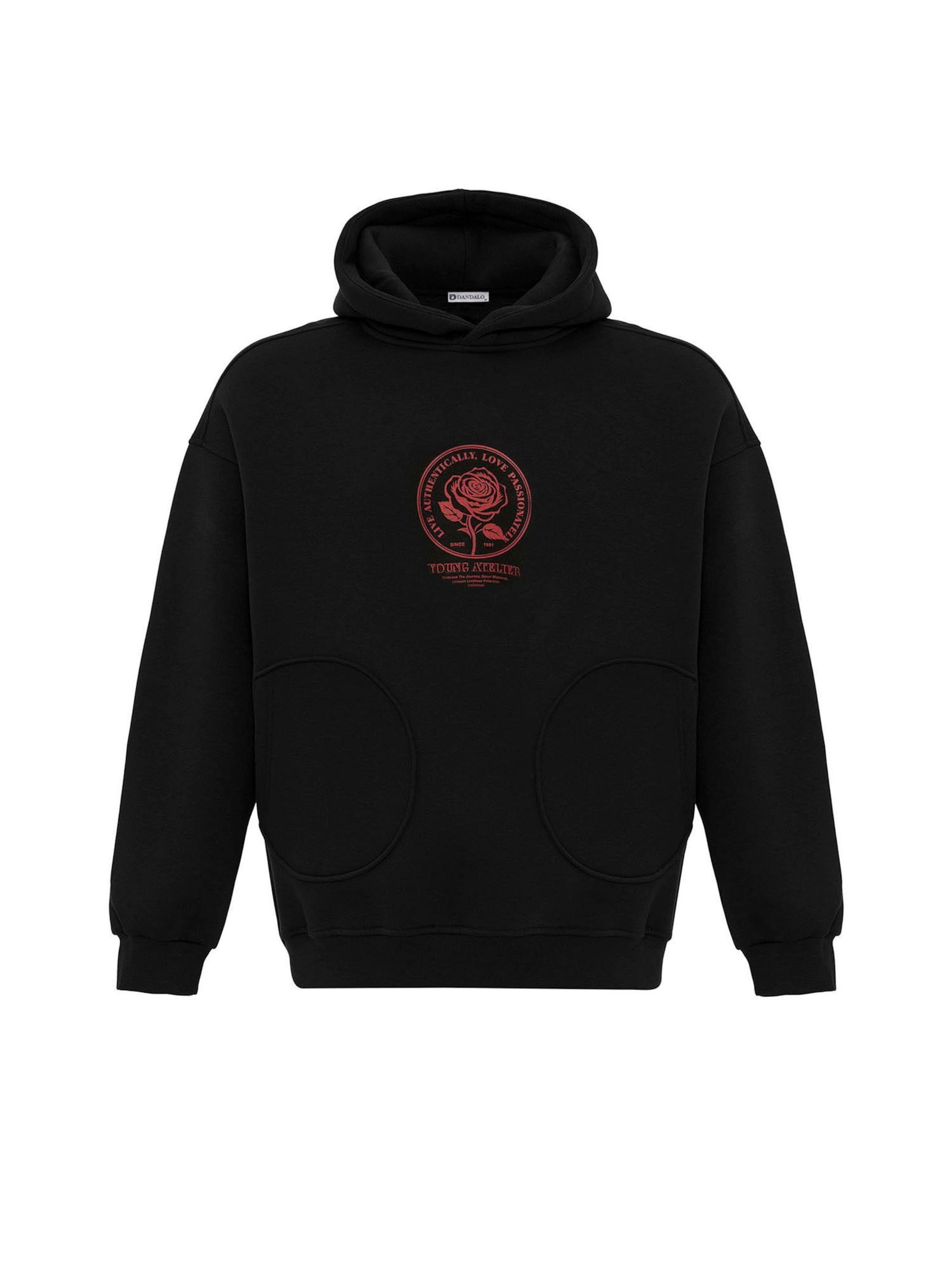 Dandalo Mikina – černá: přední strana