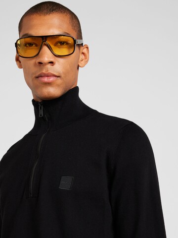 Pullover 'Kanobix_S' di BOSS in nero
