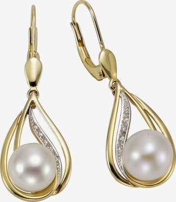 Boucles d'oreilles Orolino en jaune : devant