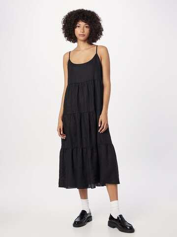 Line of Oslo Summer Dress 'Dina' in Black: front