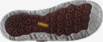 KRISBUT T-Bar Sandals in Red