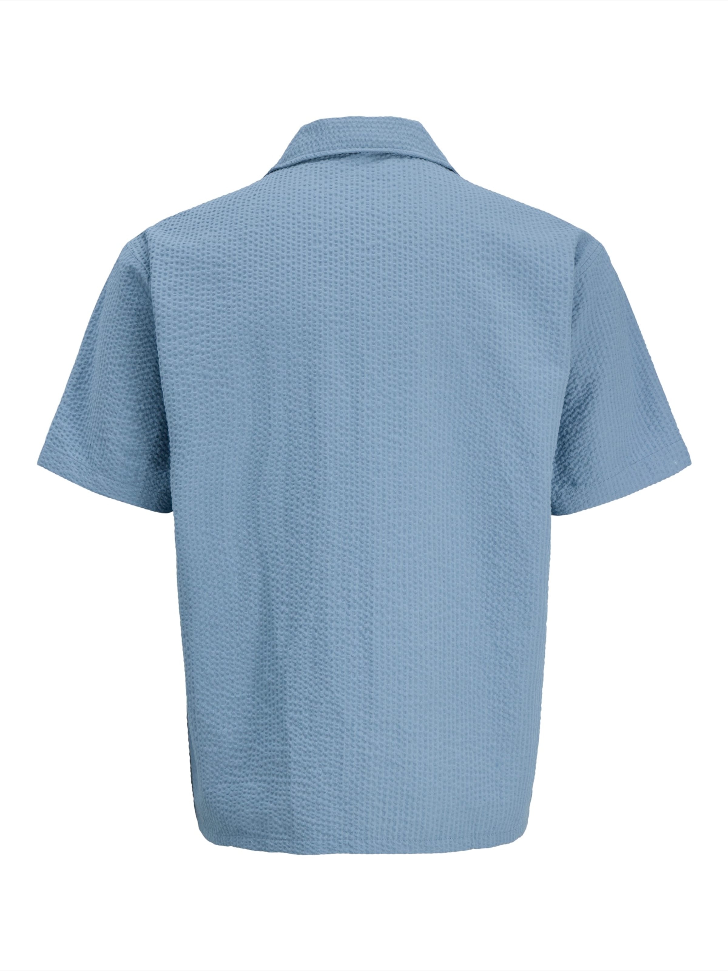 Fit confort Chemise 'JREBHAVEN' JJ Rebel en bleu