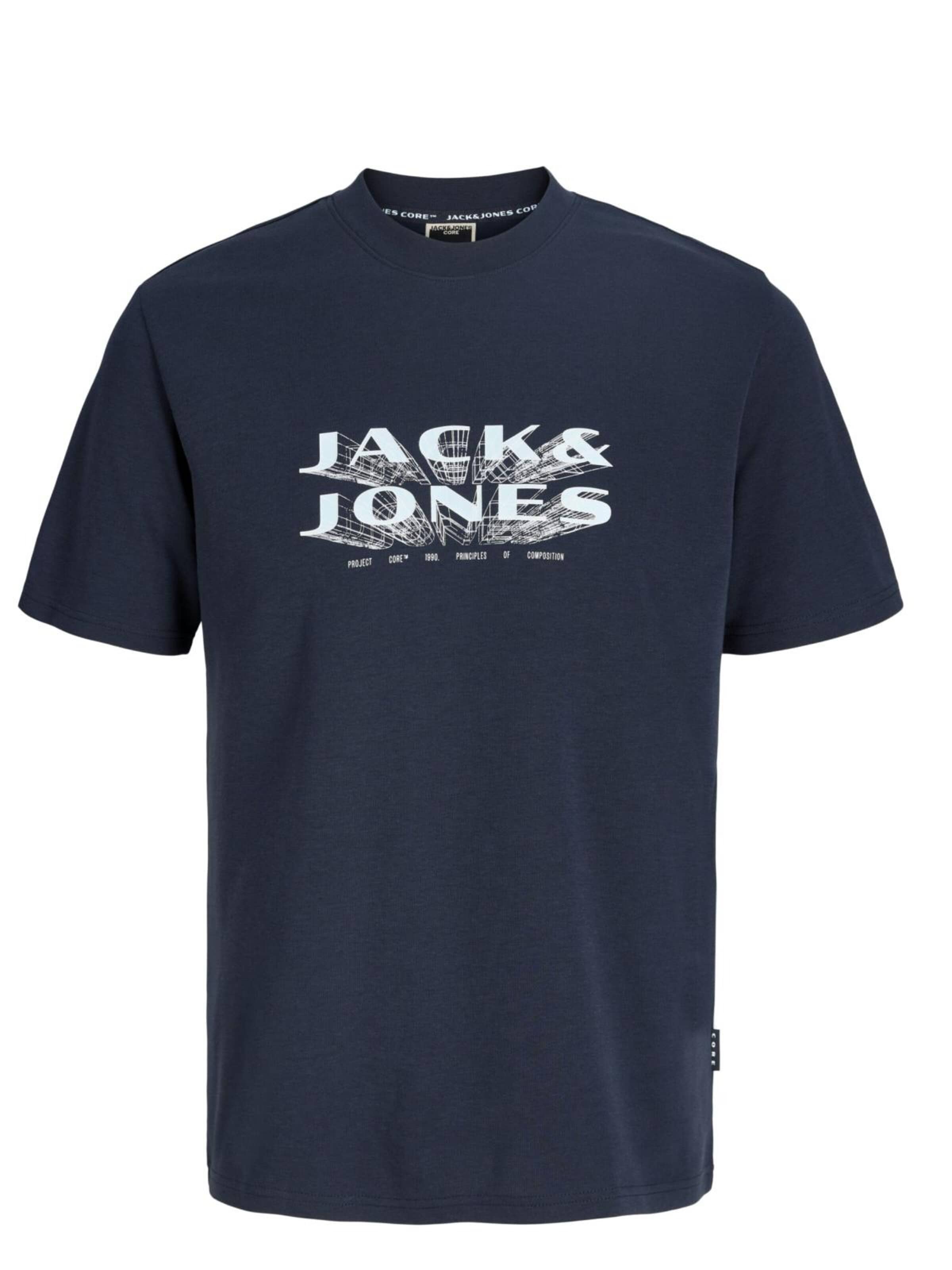 JACK & JONES Shirt 'JCOFUSION' in Blauw: voorkant