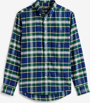 TOMMY HILFIGER Hemd 'Tartan' in Blau: Vorderseite
