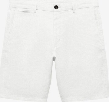 MANGO MAN Pants 'Carp' in White: front