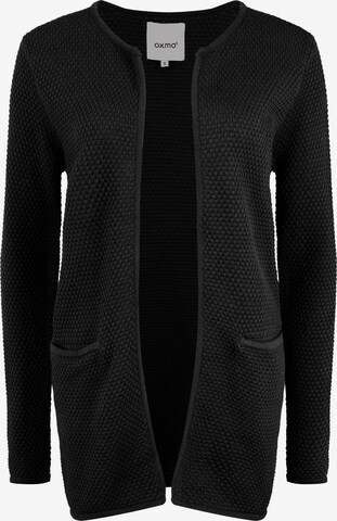 Oxmo Knit Cardigan 'Hilda' in Black: front