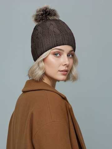 Neverless Beanie 'Katy' in Brown