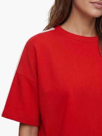 PIECES Sweatshirt 'PCCHILLI' in Red