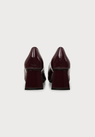 Bianco - Zapatos con plataforma 'MARALYN' en rojo